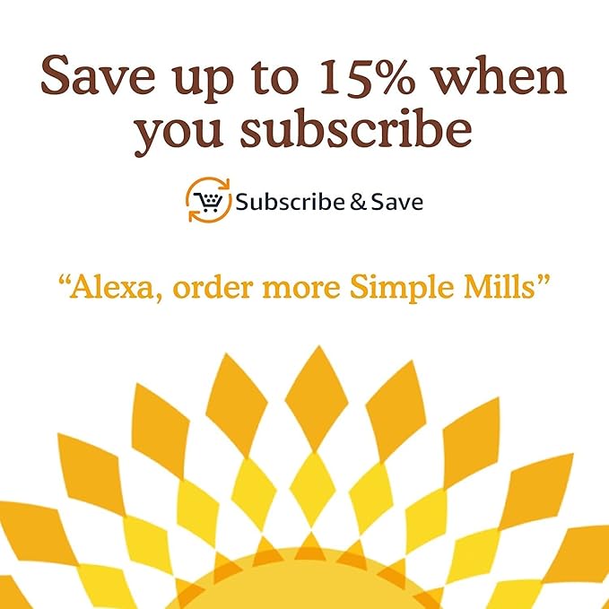 Simple Mills Sweet Thins Cookies, Nut & Seed Flour, Honey & Cinnamon, Gluten Free, Paleo Friendly, Healthy Snacks, 4.25 oz Pack of 6