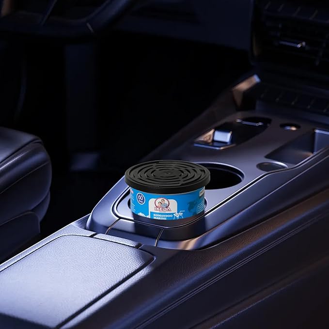 IKEDA Car Air Freshener & Car Odor Eliminator for Auto or Home,Office, 60 Days Long Lasting Scent Cans Freshener, 1.5 Oz Each, 4 Cans, Ocean Fruit Juice
