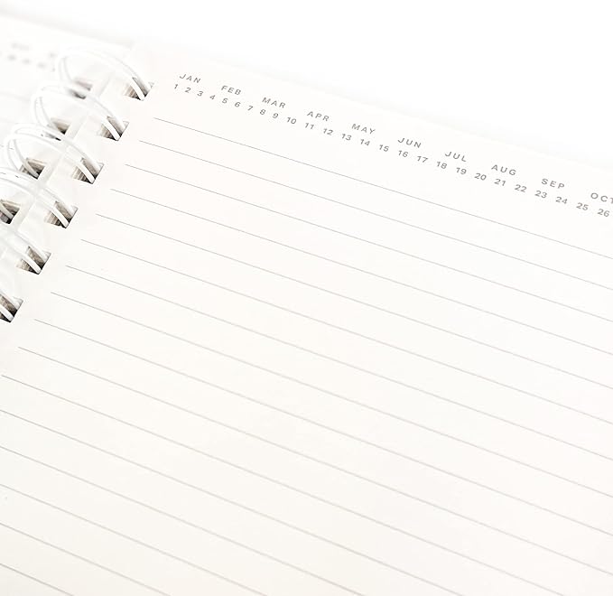 Graphique Designer Notebooks - Positive Mind. Positive Life. - Spiral Bound Writing Journals for Offices, Schools, Classrooms, and More - Hard Cover with 160 Ruled Pages (6.25" x 8.25")