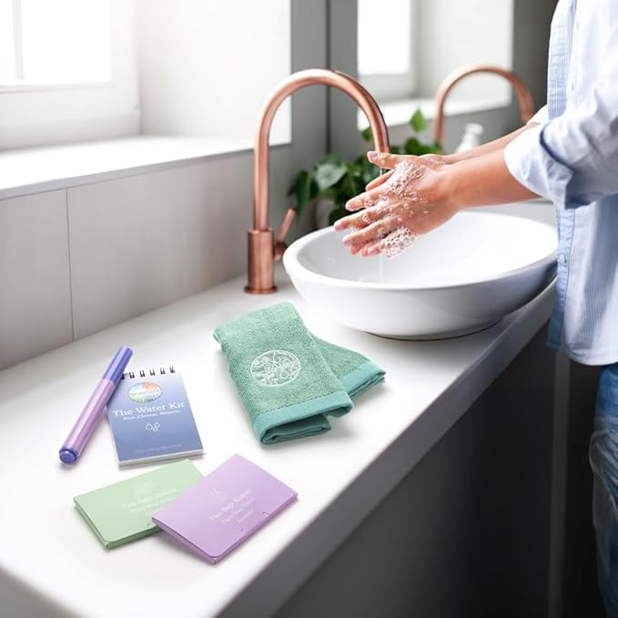 The Water Kit - Turn Over a New Leaf This Fall - Wash Away Negative Thoughts for Stress Relief and Healing - Care Kit