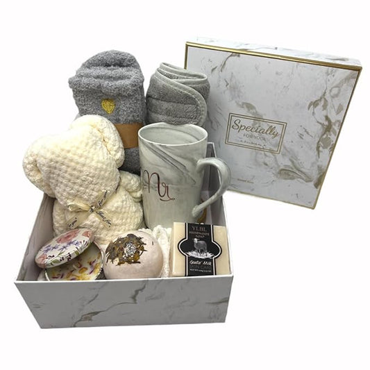 Spa Gift Baskets for Women,Luxury Self Care Gifts for Mom,Get Well Soon Gifts for Friend,Thank You Relaxing Box Gifts for Women 20th,30th,40th,50th,60th 70th 75th Birthday,Anniversary