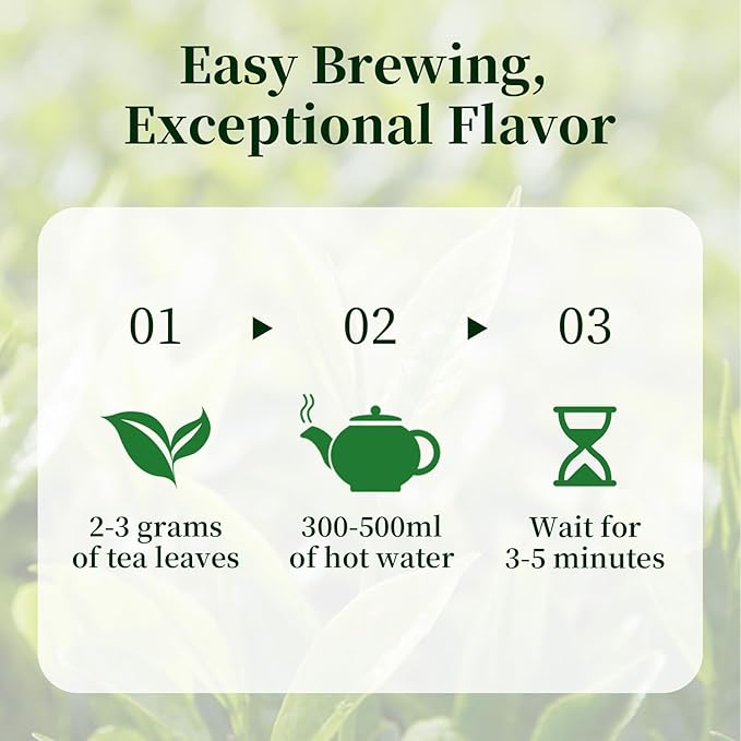 HANFANGLING Oolong Tea 100% Natural Loose Leaf Total 1.76oz (pearl orchid)