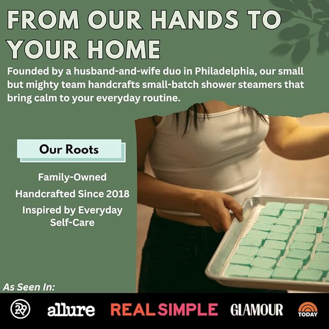 Shower Steamers Aromatherapy Tablets – Variety Pack - Shower Bombs Aromatherapy Made in USA – Self Care Gifts for Women and Men – Natural Essential Oils – Adult Christmas Stocking Stuffers (14 Pack)