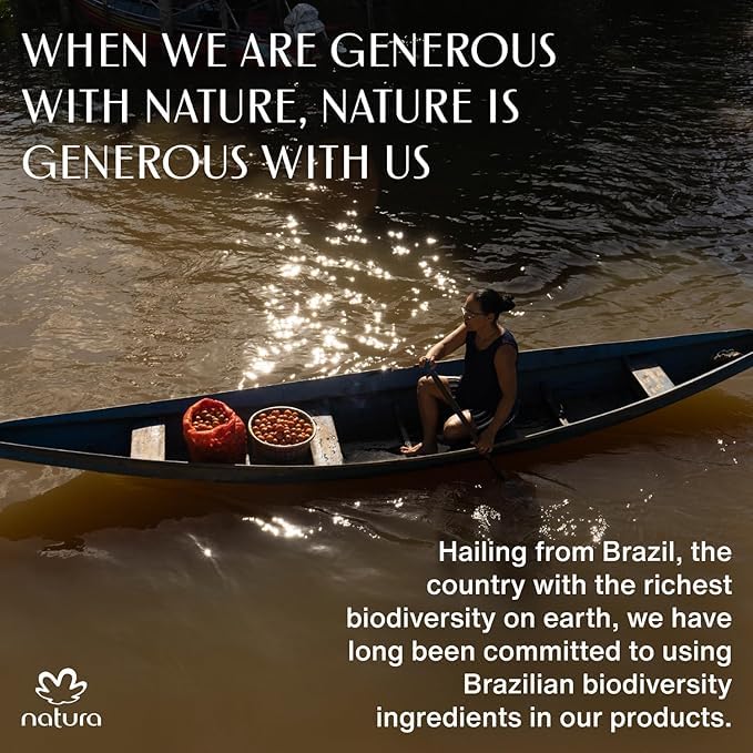 Natura - Ekos Açaí Hand Cream - Anti-Dullness Hand Balm - Recharge the Skin - Fast Absorption - Skin Moisturizer - Vegan Skin Care - Brazilian Beauty Secrets - Self Care & Body Care - 2.6oz (75g)