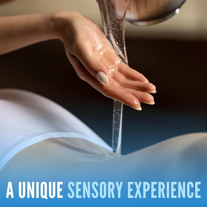 Nuru Massage Gel (33.81 fl oz) | Water-Based | Paraben & Glycerine Free | Formulated with Natural Seaweed, Green Tea, Liquorice Extract, Vitamin B5, & Organic Aloe Vera