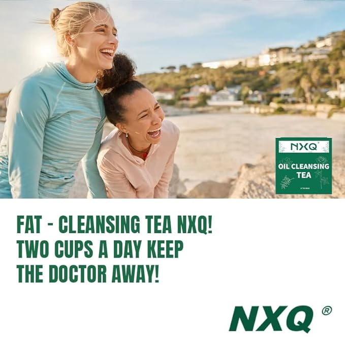 NXQ Oil Cleansing Tea (30 bags): Chinese Liver Detox Tea-10 Traditional Herbal-WinterMelon & Lotus Leaf-Oil Reducing Teabag-inner cleansing with Herbal Formula for Welness