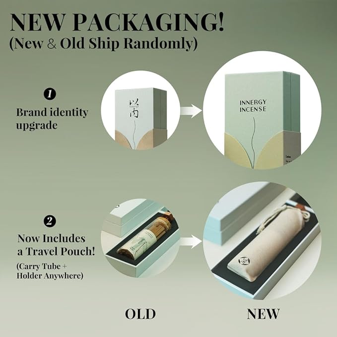 Comfort & Relax - Innergy Vanilla Incense Sticks, Natural Gourmet Scent for a Comforting Home