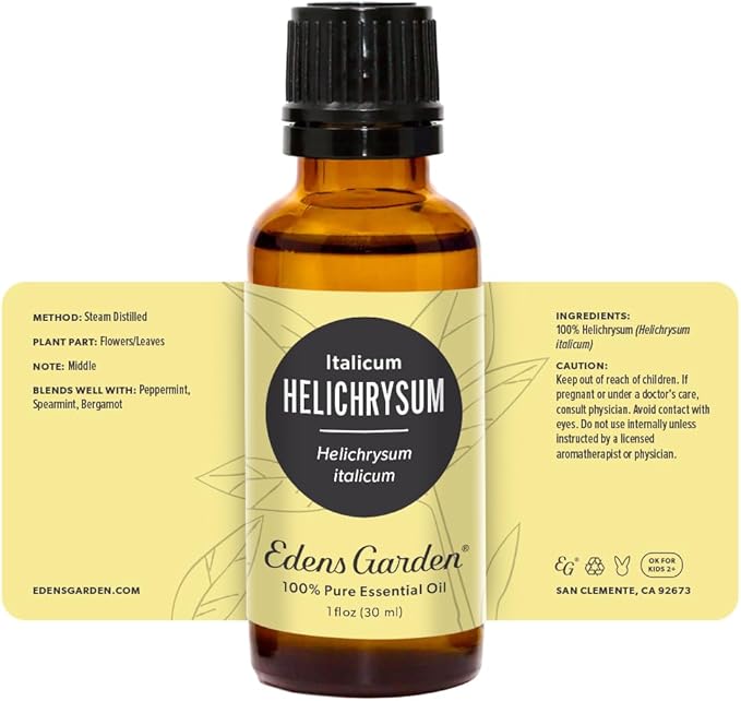 Edens Garden Helichrysum- Italicum Essential Oil- 100% Pure Premium Grade, Undiluted, Natural, Therapeutic, Aromatherapy, The Best for Diffuser, Skin, Face, Hair 30 ml (1 fl oz)