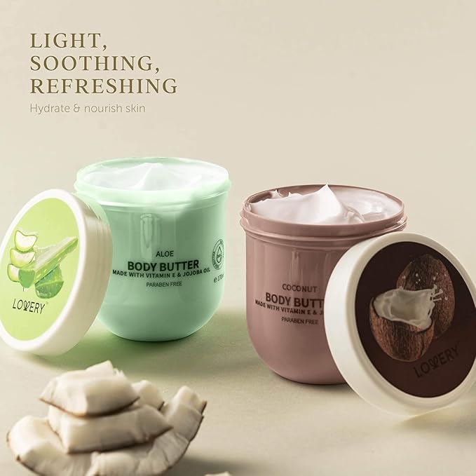 Christmas Gifts for Women - Skincare Gift Set Self Care Gifts for Women - Whipped Body Butter Scented Body Lotion Set - 36oz, Shea Butter Lotion Moisturizing Cream, Mom, Grandma Gift Box