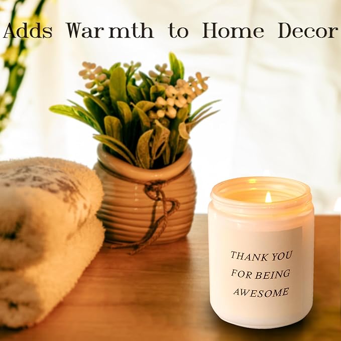 Birthday Gifts for Women, Unique Friendship Gift for Best Friend Birthday, Her, BFF, Sisters, Besties, Mom, Natural Soy Wax Candle for Mom, Funny Lavender Scented Candles