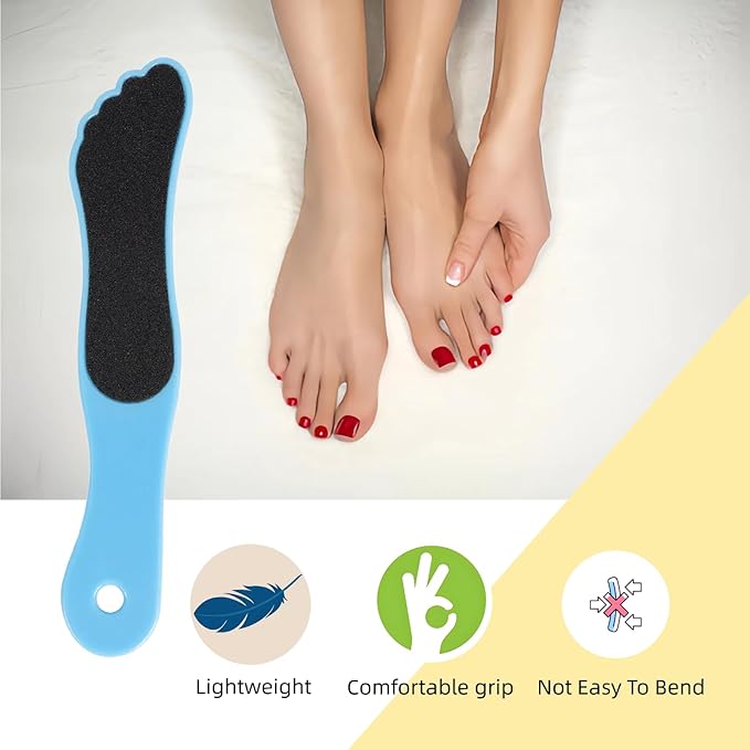 10 Pack Foot File, Professional Foot Callus Remover Sandpaper Pedicure Tools, Double Side Foot Scrubber, Sander for Dead Skin Foot Rasp Pedicure for Women Mother Family Manicure Beauty Shop Spa