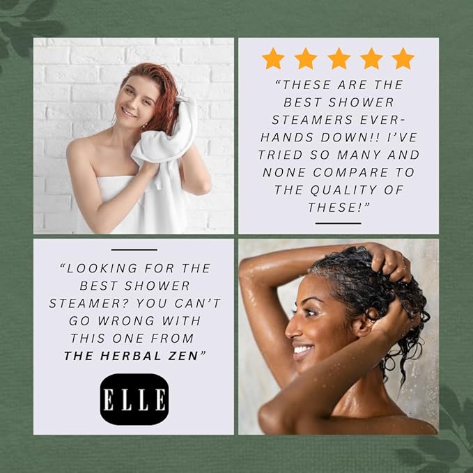 Stress Fighter Shower Steamers Aromatherapy for Relaxing - USA Made - Lavender & Lemon Shower Bomb Tablets – Christmas Gift - Adult Stocking Stuffer – Soothing Natural Essential Oils (10 Pack)