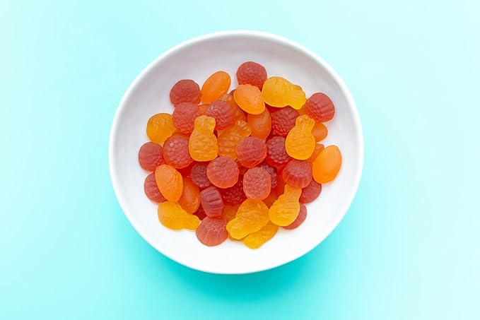 YumEarth Organic Tropical Flavored Fruit Snacks, 43ct- 0.7oz Snack Packs, Allergy Friendly, Gluten Free, Non-GMO, Vegan, No Artificial Flavors Or Dyes