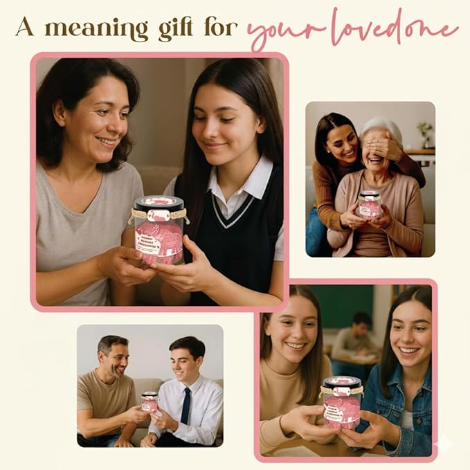 60 Positive Elephant Cards Jar, Affirmation Cards for Women, Emotional Support Gift, Elephants Gifts for Women, White Elephant Gifts