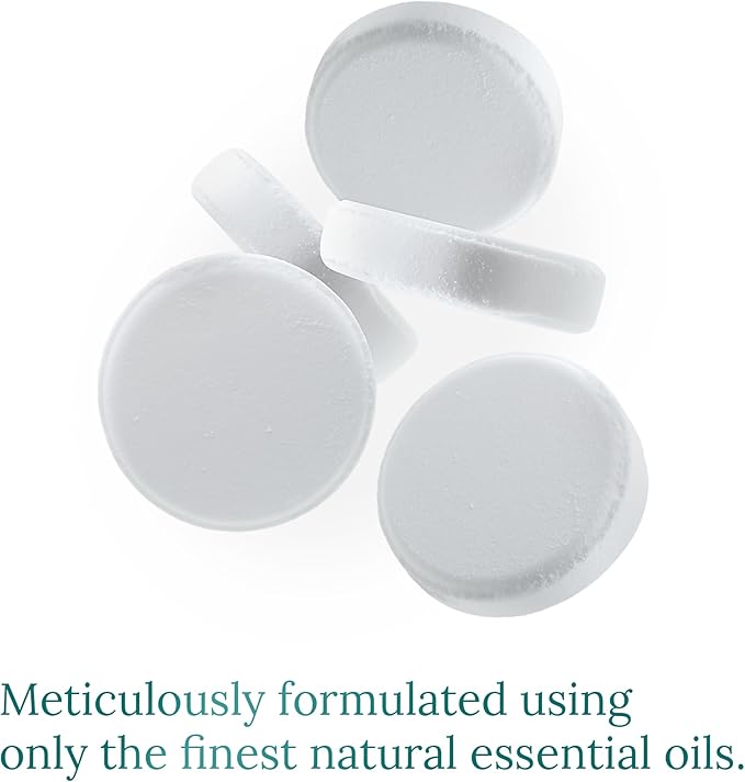 Aromatherapy Shower Steamers (6-Pack) Rejuvenate - Grapefruit, Citrus, Orange Scented Vapor Tabs for Self-Care, Aromatic Shower Bath Bombs, Natural Essential Oils for Women & Men