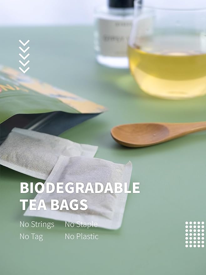 HYNTMYT Chamomile Tea Bags, 1g/bag, Natural & Pure Chamomile Flowers Herbal Tea, Caffeine Free, 120 Count