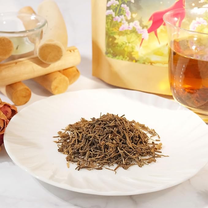 WT WEETEE Valerian Root Tea Loose Leaf 8oz, Made with Pure Cut & Sifted Valerian Root For DIY, Naturally Caffeine-free Herbal Tea