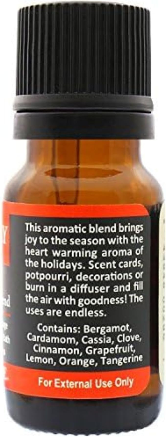 Plantlife Holiday Aromatherapy Essential Oil Blend - Straight from The Plant 100% Pure Therapeutic Grade - No Additives or Fillers - Made in California 10 ml