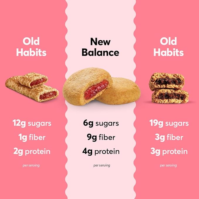 Olyra Strawberry Organic Fruit Bars, Prebiotic High Fiber Snack, Gut Health, Fruit Filled & Whole Grain Bites, Kids Healthy Snacks, Low Sugar, Vegan, USDA Certified Organic, Non GMO (Pack of 24)