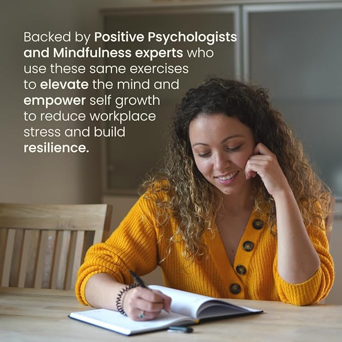 Liberate Mental Fitness Journal – Guided Gratitude Journal for Self-Care & Reflection with Prompts - Undated 6-Month Daily Journal – As Seen on Shark Tank