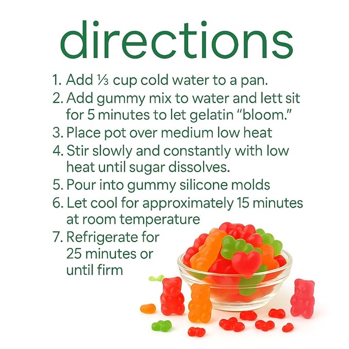 Simple Mixes Natural Gummy Mix, Healthy Snack, Dye-Free, No Gluten or Fat, Kosher, (3 Pack, Orange)