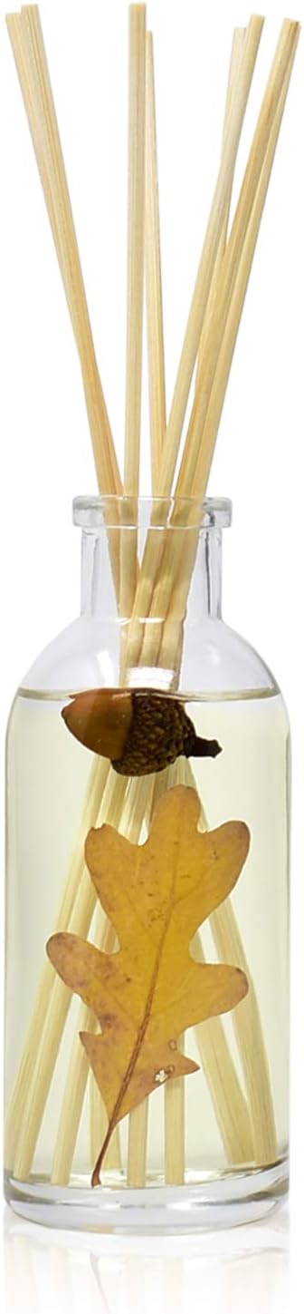 Urban Naturals Spiced Chestnut Reed Diffuser Sticks and Oil Set β Comforting Autumn Scent of Chestnuts, Cinnamon, Clove and Cedar Wood with Real Acorns and Fall Leaves β 3.75 Ounces β Made in The USA