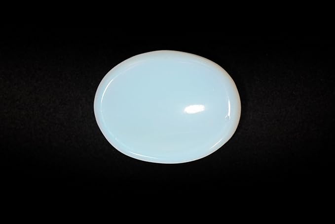 L PEDRA & CRYSTAL Worry Stone A Handheld Comfort to Ease Stress, Enhance Focus, and Promote Inner Peace (Opalite Worry Stone)