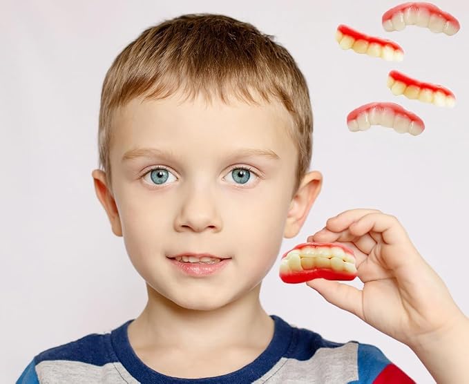 Fruidles Gummi Teeth Candy, Delicious Fruit Flavors Gummies (4.4 Pounds)