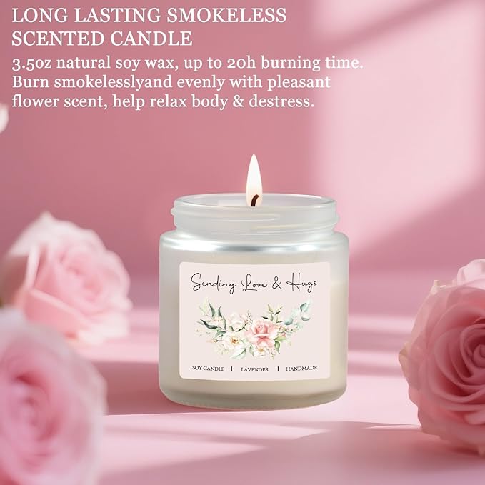 Thinking Of You Gift, Get Well Gifts For Women, Birthday Gifts For Women, Condolences Gift Basket For Loss, Feel Better, Care Package, Self Care Kit, Sympathy Basket For Mom, Daughter, Sister, Friend