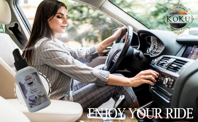 Lavender Vanilla Air Freshener - Room Spray - Odor Eliminator - Deodorizer - Car Air Freshener - Home Spray - Linen Spray - Fabric Refresher - None Toxic - Alcohol Free - Made in USA (8 Oz)