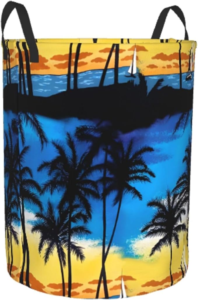 Laundry Basket Set Up Collapsible Large Capacity, Dirty Clothes Basket Durable Lightweight Hamper With Handles Ideal For Clothes,Toys Home OrganizationSize19.6in X 15.7,in63L