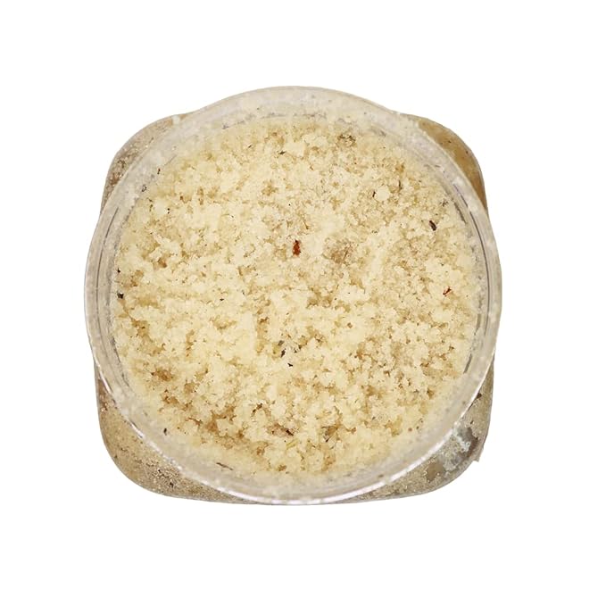 Sugar Scrub USDA Organic and Vegan, Lemongrass Body Scrub with Shea Butter, Refreshing, Gentle Exfoliant, Great for Rough, Dry Skin, Feet and Elbows, Coconut Oil and Avocado Oil, 8oz