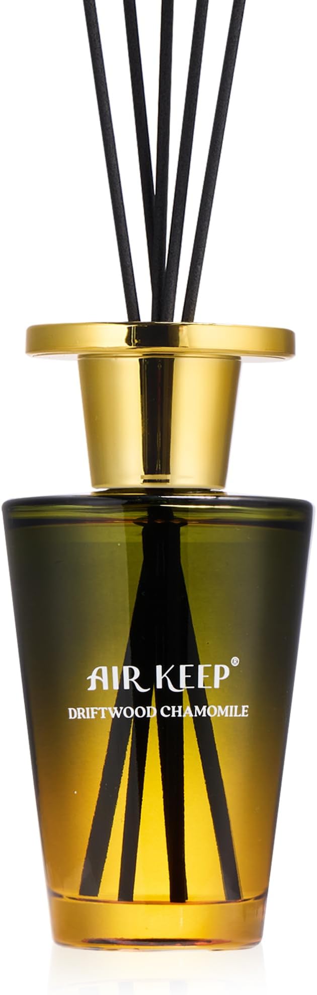 Airkeep Reed Diffuser Set 5.07 fl oz, Driftwood Chamomile Scent Diffuser with Sticks, Home Fragrance Oil for Bedroom, Bathroom, Office Decor