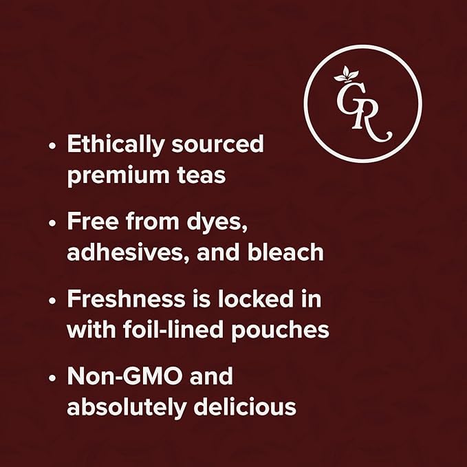 Gourmet Royale Hibiscus Tea, 100 Count, Sustainable Tea Bags, Pure Hibiscus Flowers, Caffeine & Sugar Free, Non-GMO & Vegan, Grown in Sri Lanka, (Pack of 1)