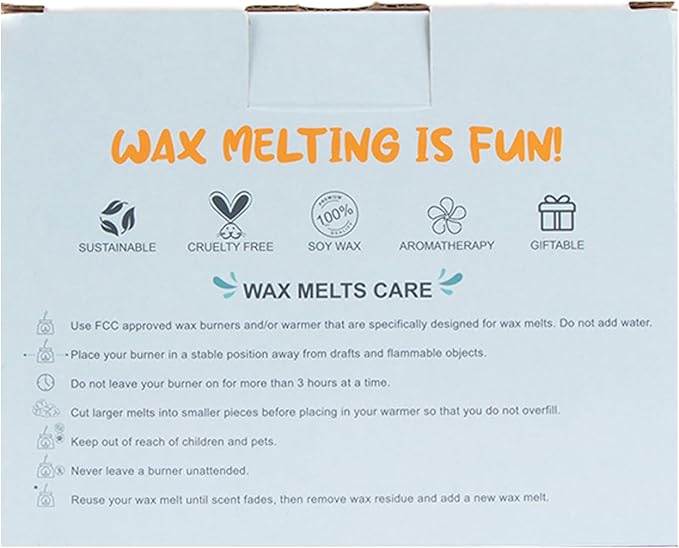 SALKING Summer Scented Wax Melts, Soy Wax Melts Gift Set, Wax Cubes/Tarts for Warmer - Ocean Breeze, Coconut, Mojito, Vanilla Ice Cream, Pineapple, Watermelon, Pink Sands, Night, 8x2.6 oz