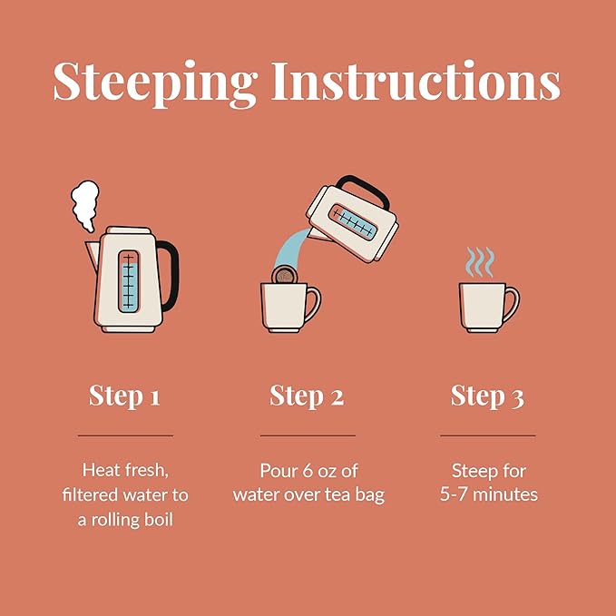 The Republic of Tea - Orange Ginger Mint Tea, 36 Tea Bags Caffeine-Free Gourmet Herbal Tea