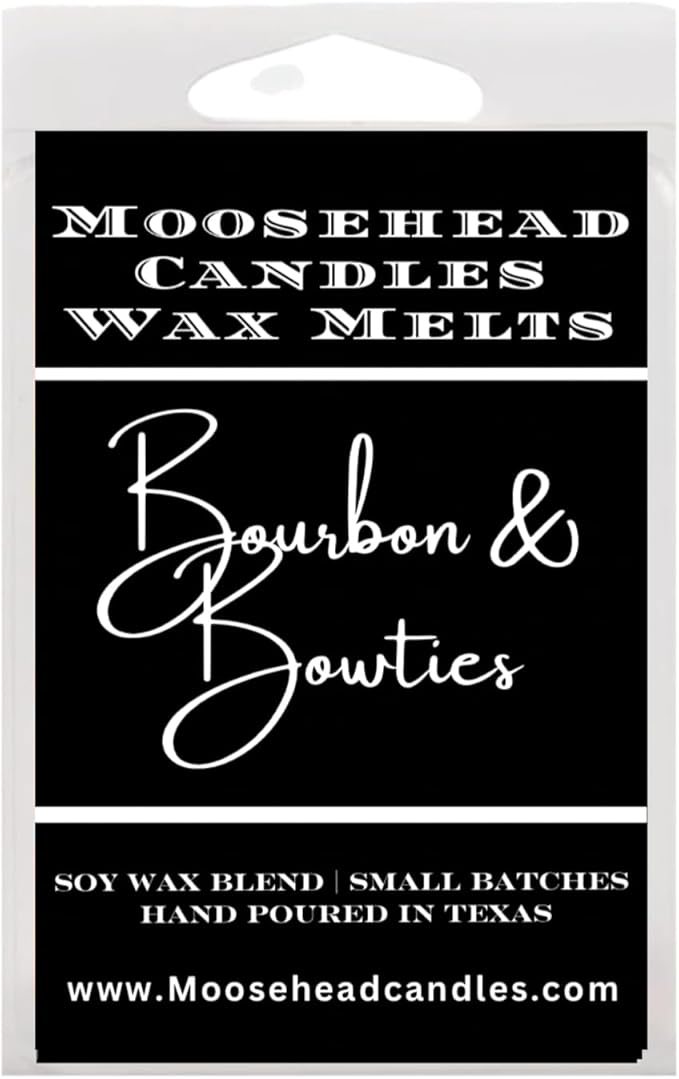 Men’s Wax Melts Variety Pack – Aged Leather, Armani Cologne, Bourbon & Bow Ties, and Black Ice Scents – Long-Lasting Soy Wax Melts, Masculine Fragrance Collection for Men