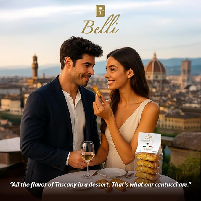 Italian Limoncello Biscotti | Made in Tuscany, Italy | Belli Traditional Semi Soft Biscuits