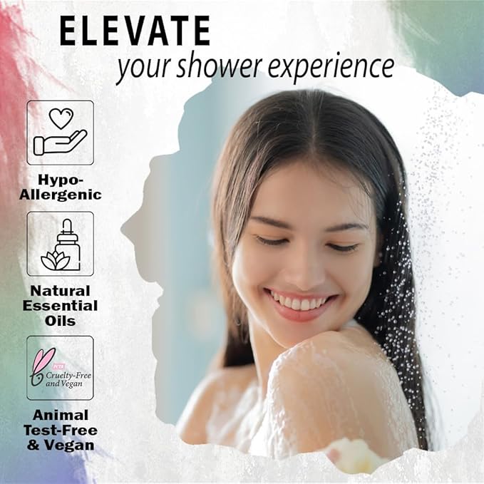 Shower Steamers Aromatherapy - 12pc Shower Bombs Vapor Tablets w/Organic Essential Oils for Vaporizing Steam Spa, Bath Bombs Tablets, Birthday, Selfcare Gifts for Women, Men, Wife, Husband