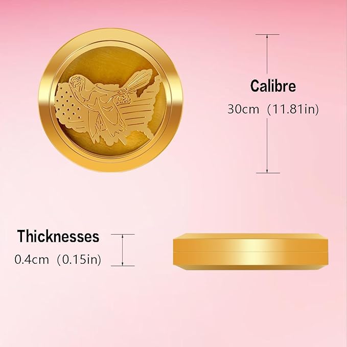 Aromatherapy Diffuser Necklace-Eagles Essential Oil Necklace,Aromatherapy Diffuser Pendant for Men and Women,Portable,Suitable for Yoga,Meditation,Travel,Stress Relief Gift(Gold 30mm)