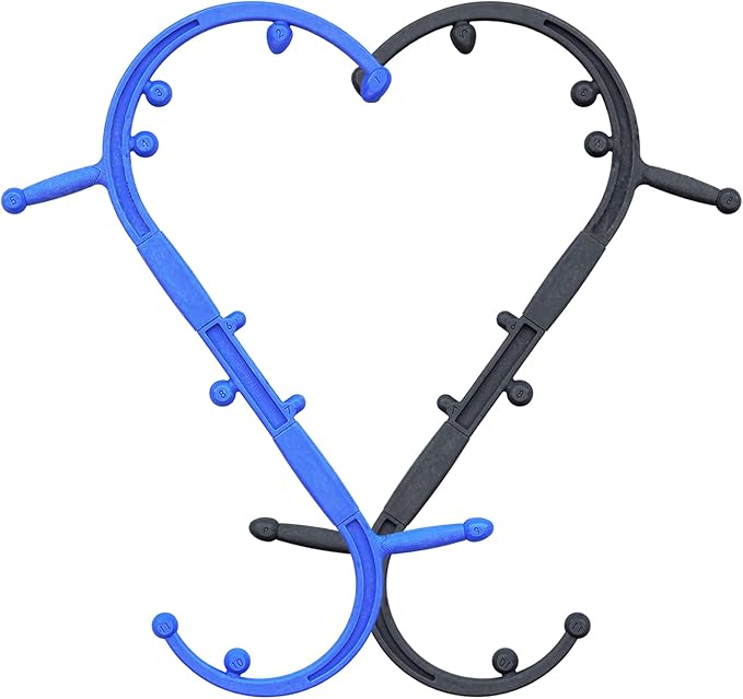 Body Back Buddy Elite His and Hers Bundle– USA Made – Trigger Point Massage Tool, Neck and Back Massager Handheld, Manual Self Massager, Massage Cane