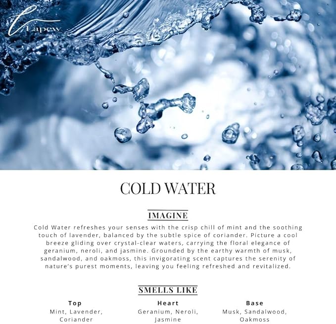 Car Air Freshener Diffuser – 2 Pack Hanging Air Freshener Diffuser (.34 Oz, Cold Water)