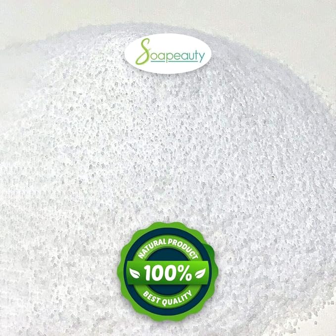 Soapeauty Dendritic Salt 4 OZ | Premium Fine Salt Grain Body Scrub, Milk Bath, Exfoliant for Relaxation
