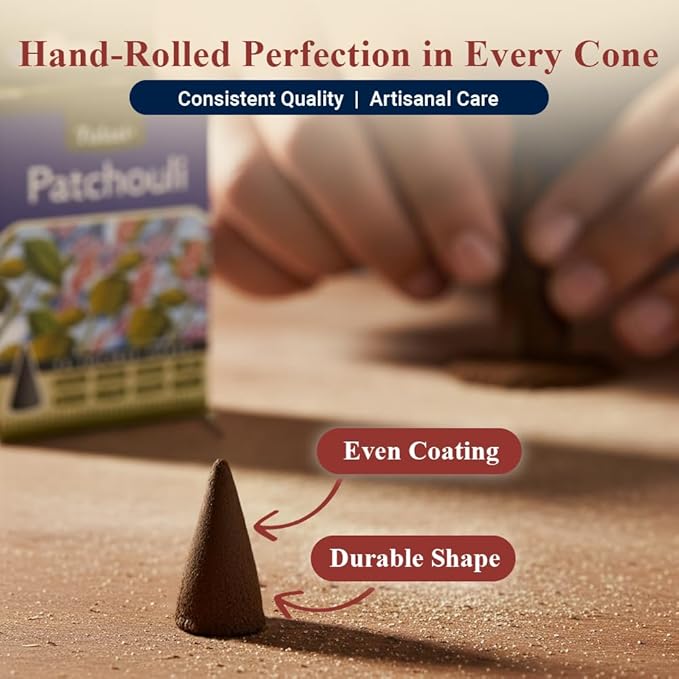 Tulasi Classic Incense Cones with Natural Oils Scents, Set of 12 Fragrances (180 Cones) Calming Home Aromatherapy, Meditation, Relaxing, Mixed Scents with Natural Oils, Thanks Giving