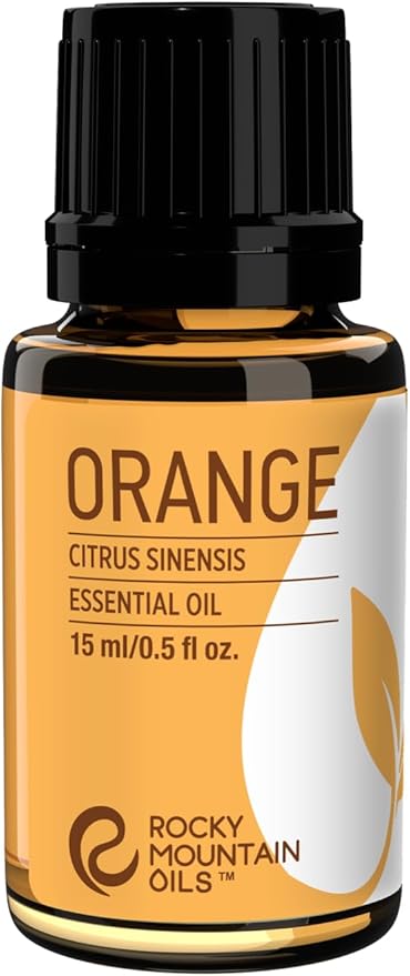 Rocky Mountain Oils Orange Essential Oil - 100% Pure and Natural Aromatherapy Essential Oils for Diffusers, Topical, and Home - 15ml