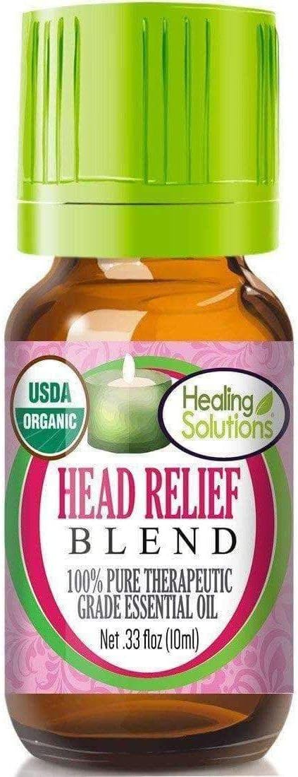 Healing Solutions Head Relief Blend Essential Oil - 10ml (0.33 fl oz) Oils & Blends
