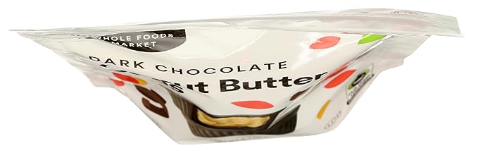 365 by Whole Foods Market, Mini Dark Chocolate Peanut Butter Cups, 4.7 Ounce