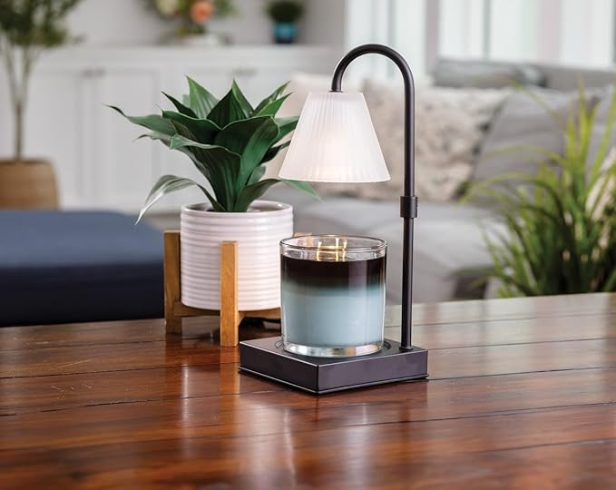 Candle Warmers Etc. Lumiere Lamp – for Top-Down Warming & Flame-Free Fragrance