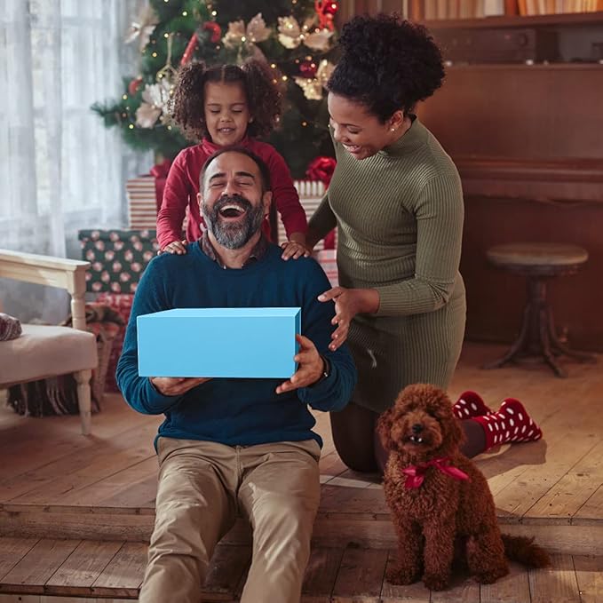 Gift Boxe 12" x 6" x 4" with Magnetic Closure Lid Gift Boxes for Presents,Bridesmaid Gifts Box,Cute Box,Birthday Gift box,Luxury for Gift Packaging, Magnetic Gift Box for Wrapping Gifts (Blue/5PCS)