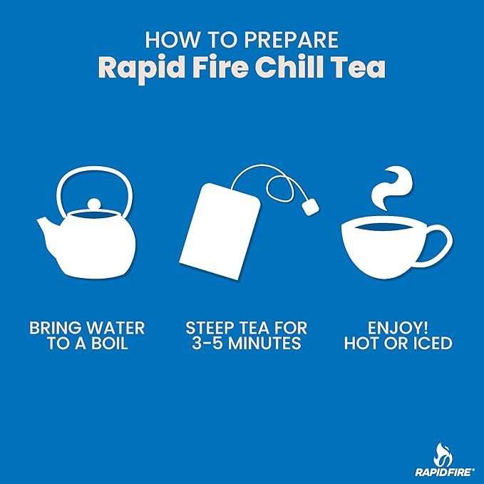 Chill Tea, Soothing Blend, Promotes Relaxation, with Ashwagandha, Chamomile, Turmeric, Stress Relief Tea, Caffeine Free, 14 Tea Bags, 14 Servings